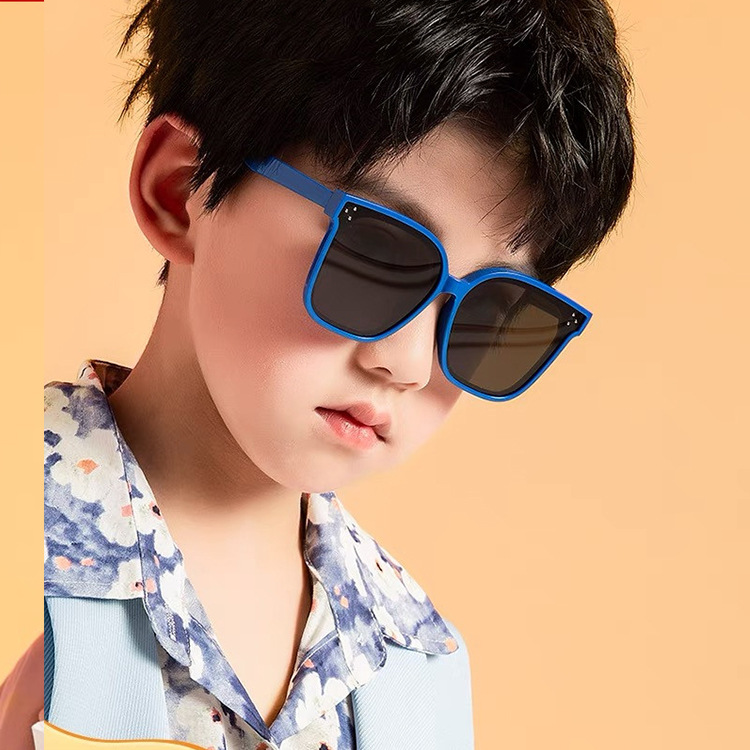 New Baby Children's Sunglasses Boys and Girls Polarized Fashion Anti-UV Children's Glasses Korean Sunglasses