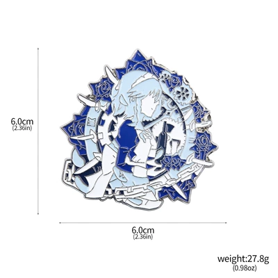 Yaxa sancaqları clouds purple figure badge fantasy - x00495-03-opp-packaging