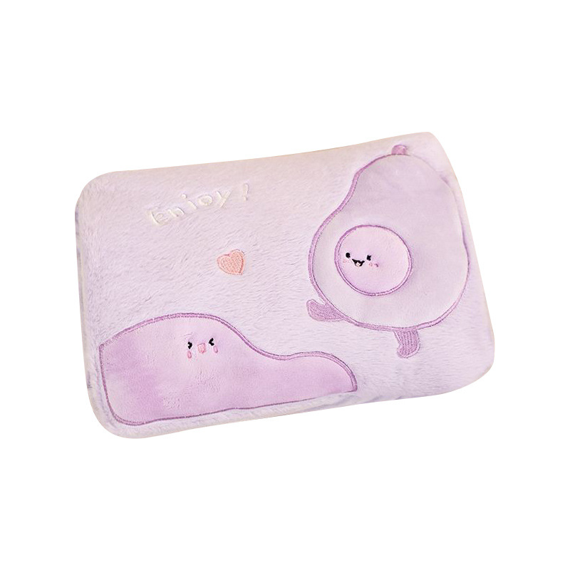 Zhigao bolsa de agua caliente, bolsa de agua caliente recargable, bolsa de agua caliente a prueba de explosiones, bolsa de calentamiento eléctrico, bolsa de calentamiento eléctrico de peluche gruesa.