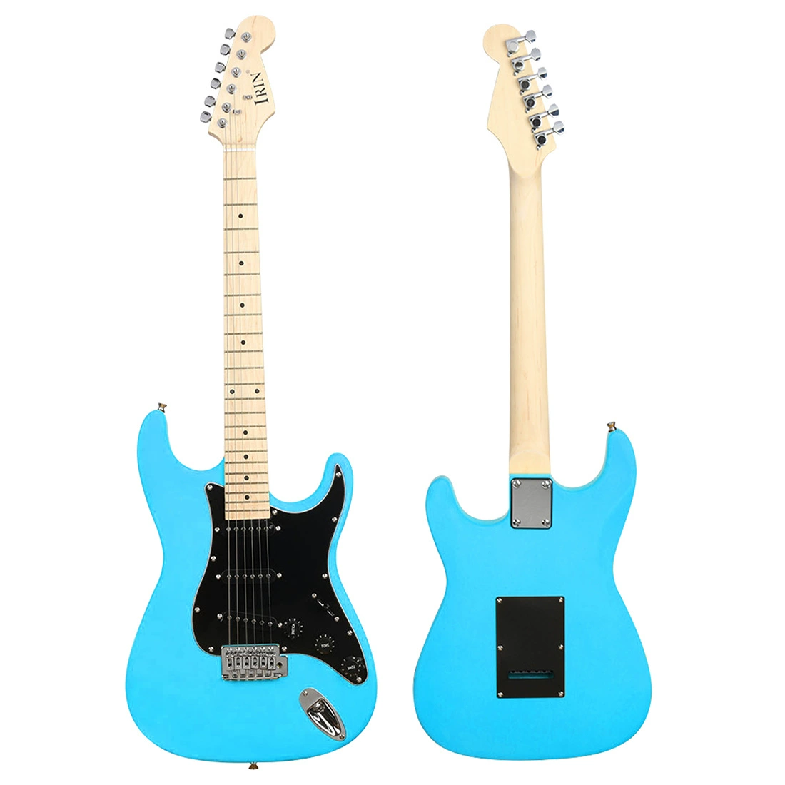 IRIN Guitar, set for adults for beginners from natural wood