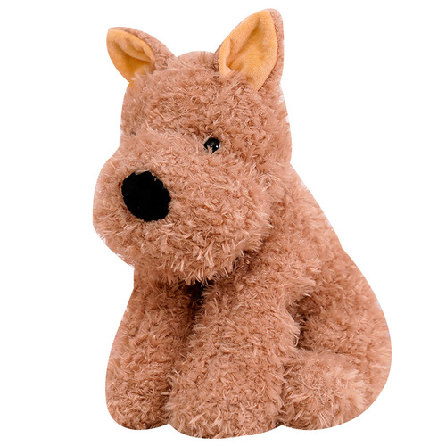 Cute Scottish Terrier Plush Toy, Sleeping Pillow, Hugable Stuffed Animal, Gift for Boys and Girls on Birthday