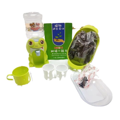 Children's DIY small potted plant play house toy scientific experiment plant seed vegetable planting blind box observation tool