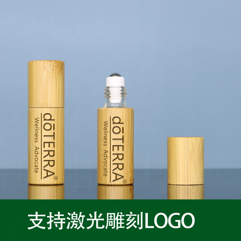 竹木ボールボトル5ml竹製ビーズボトル竹蓋精油ボトル分注ボトル竹瓶|undefined