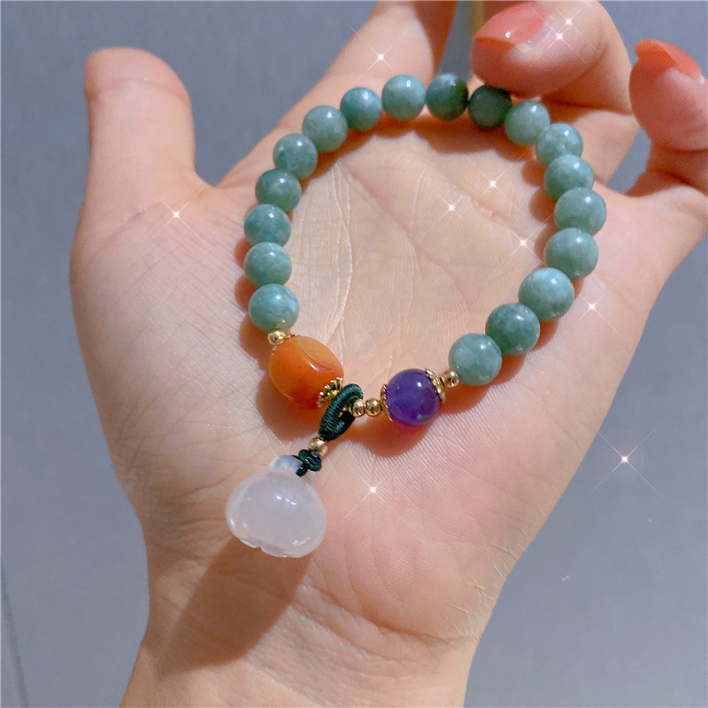 幸福民族南瓜玛瑙手链