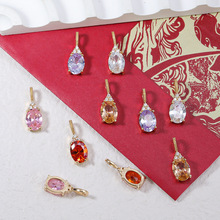 ͭ���ˮ���ʯ��ɫ��׹�Ҽ�diy�ֹ�����������׹��׹�Ҽ����
