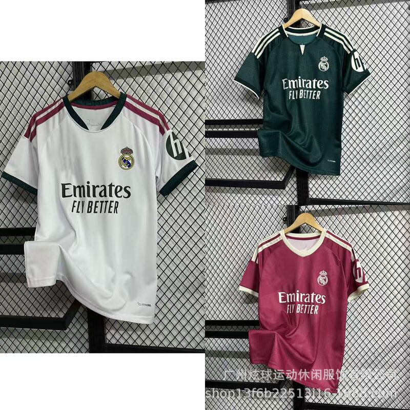 Cross-border dropshipping 2627 Real Madrid home and away football jerseys fan edition shirts custom jerseys Cross-border dropshipping 2627 Real Madrid home and away football jerseys fan edition shirts custom jerseys