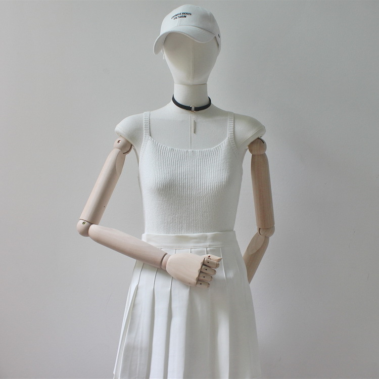 Knitted spring bra top