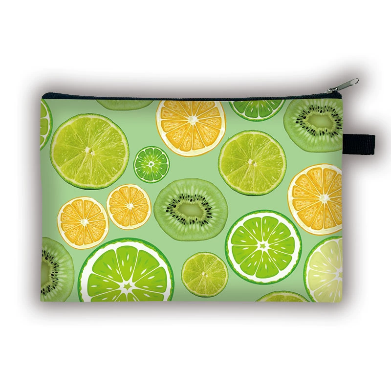 Новая детская большая монетница с фруктовым принтом, многофункциональная портативная сумка с мультяшным принтом, трансграничная оптовая продажа, горячая распродажа