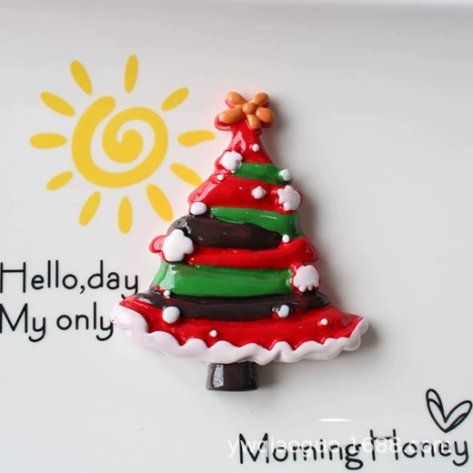 (Cross-border trading), Christmas fridge magnet with accessories, creative accessory, phone case handmade, Birthday gift, DIY