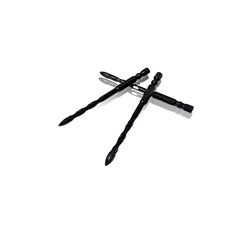 加長瓷磚玻璃螺紋三角鑽陶瓷打孔開孔器六角柄黑色十字鑽頭泡殼