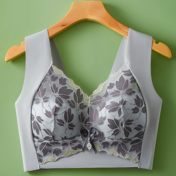 Lace underwear, push up bra, wireless bra, tea cup, supporting bra top, plus size