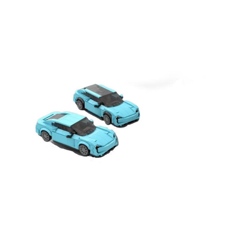 Building Block Toy Car Diy Educational Model For Kids_voghion.com