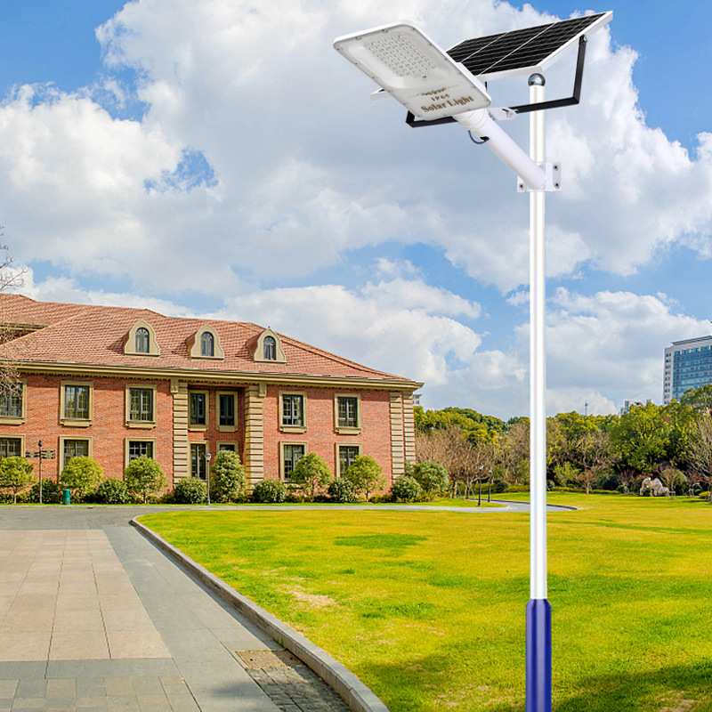 Lámpara solar de la Lente de la lámpara de perlas resalte lámpara de calle solar led patio lámpara de calle al aire libre 100W200W300W