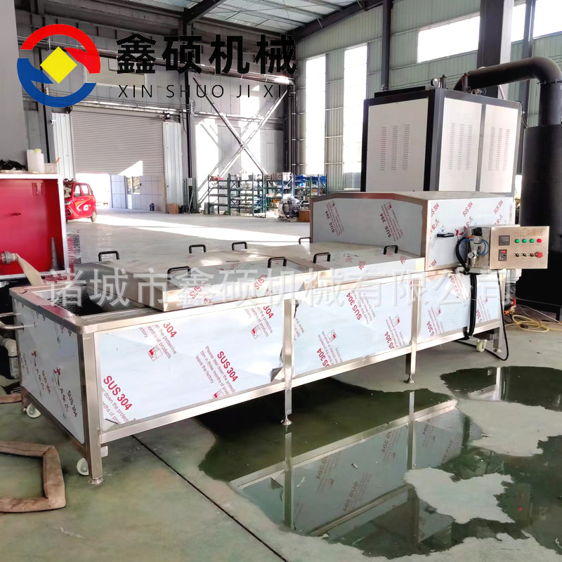 小鸡仔筐热碱水洗筐机 医疗废物箱分段清洗设备 鸡蛋筐清洗机器