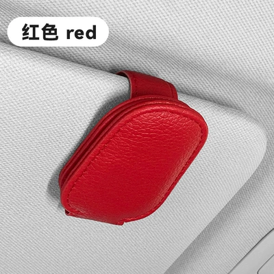 card holder ticket holder storage – Car Glasses Clip/Bill Clip - 3724-red