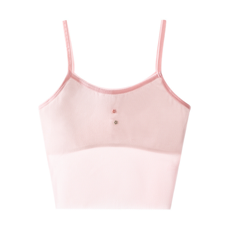 Personalizada niñas de desarrollo suave y cómodo chaleco pequeño estudiante ropa interior de verano largo sin marcas una etapa de sostén image 6