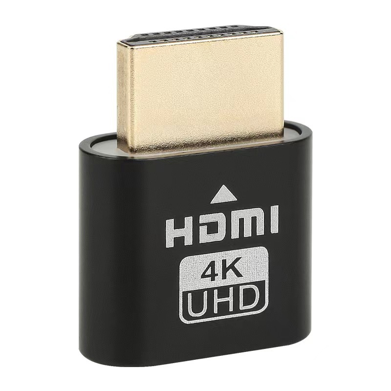 HDMI pantalla virtual remoto colgar-up 3060 tarjeta gráfica convertidor de carga resolución especificada EDID pantalla de bloqueo tesoro
