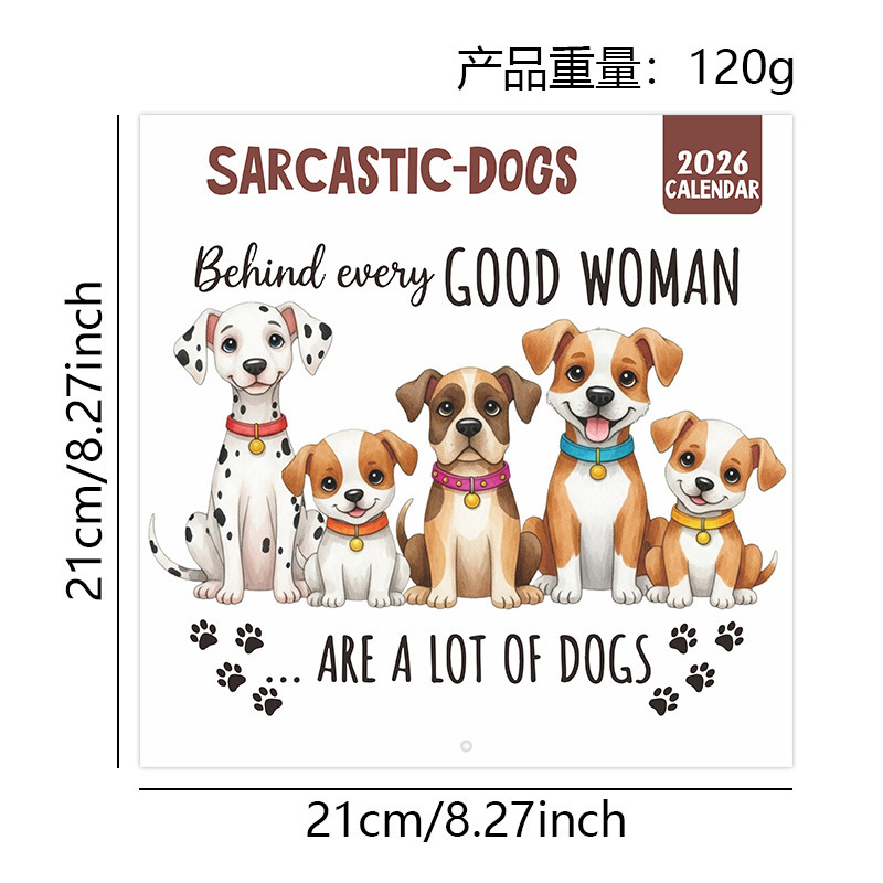 跨境新品 疲惫不堪女性日历2026 Calendar For Tired-Ass Women|undefined