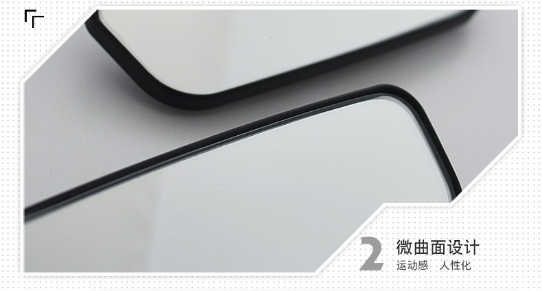 3R Rearview Mirror Small Round Mirror Car Reversing Mirror Auxiliary Mirror High-Definition Car Blind Spot Mirror Curved Reflective Mirror Large Field of View
