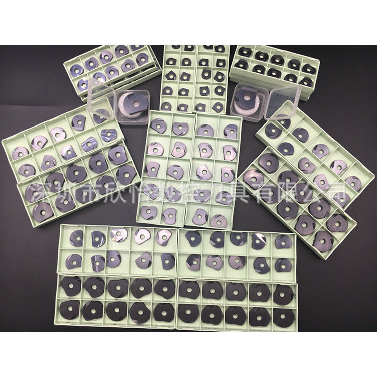 欣怡P3202-D16(R8)EFFICIENCY铣刀粒球头半圆刀片 代替瓦尔特刀片