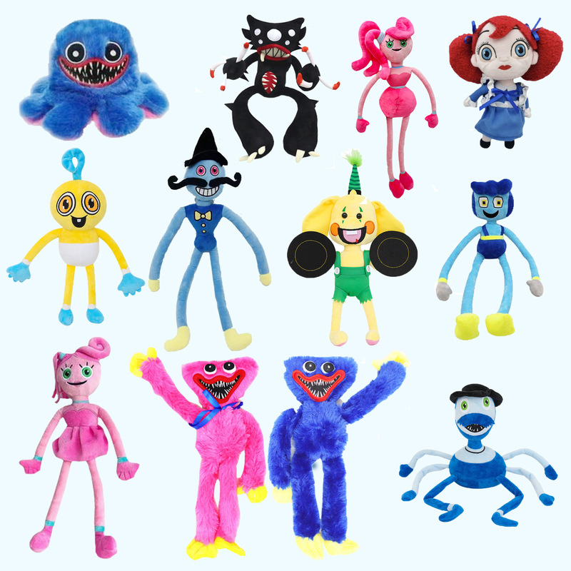 Cross-border Bobbi Family Poppy Playtime Mom and Dad Son Schoolbag Grandpa Doll Plush Toy