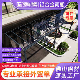 铝合金雨棚遮阳棚屋檐窗台防风挡雨露台庭院户外小区新型遮阳棚