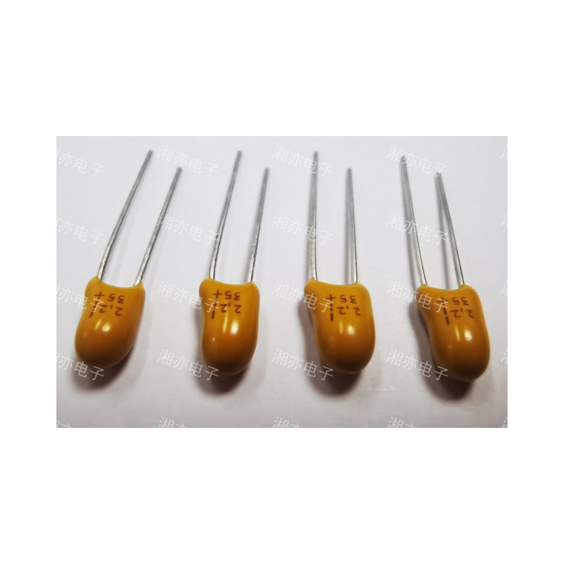 直插钽电容CA42-050M225 50v 2.2uf 3.3uf 4.7uf 6.8uf 钽电容器