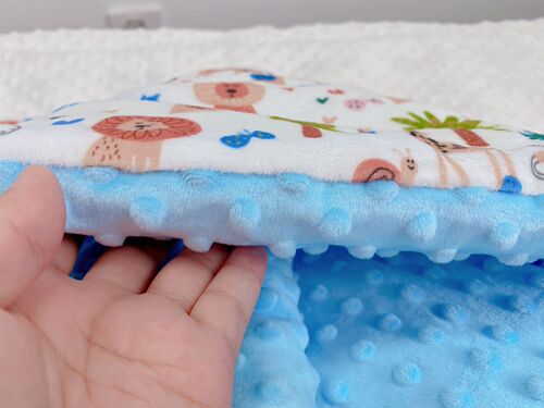 Wholesale Factory Thick Bead Quilt Soothing Warm Cover for Babies Autumn and Winter Keeping Warm Category A Non-Fluorescent Kindergarten Blanket