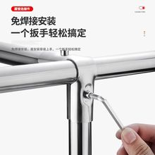 19/25/32拼接连接件圆管弯头固定卡扣钢管不锈钢货架接头紧固件