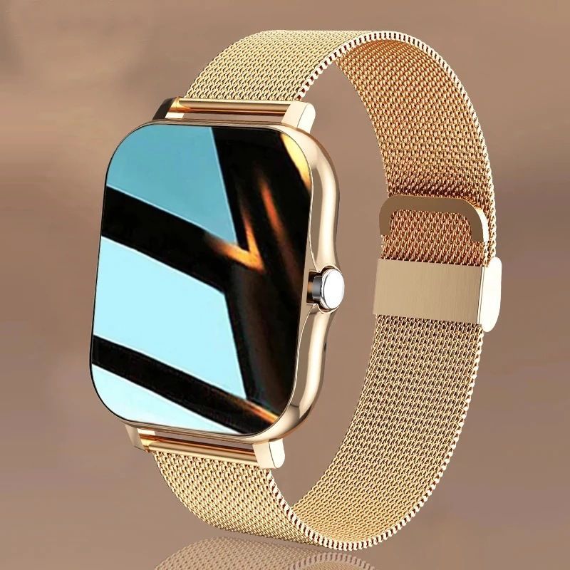 外贸版智能手表彩屏计步睡眠监测通话可充电ios通用smartwatch