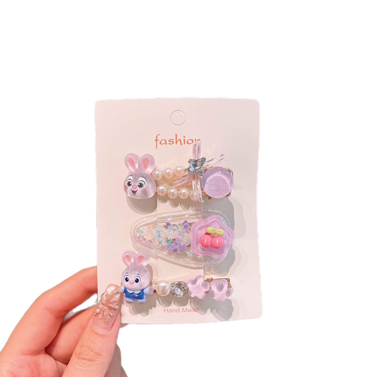Permeable al agua, clip de dibujos animados, clip de cabello infantil, clip de cabello de niña dulce, clip de cabello roto, clip de cabello de niña