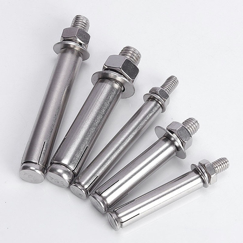 Galvanizado estándar nacional alargado tornillo de expansión exterior tornillo de estiramiento estándar nacional cemento disponible perno de expansión M6M8M10