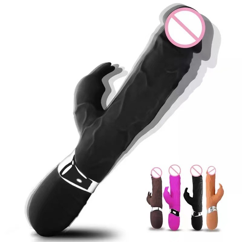 Wholesale Female Rabbit-Simulated Fake Penis Quick Trend Massage Self-Arousal G-Spot Vibrator Adult Products