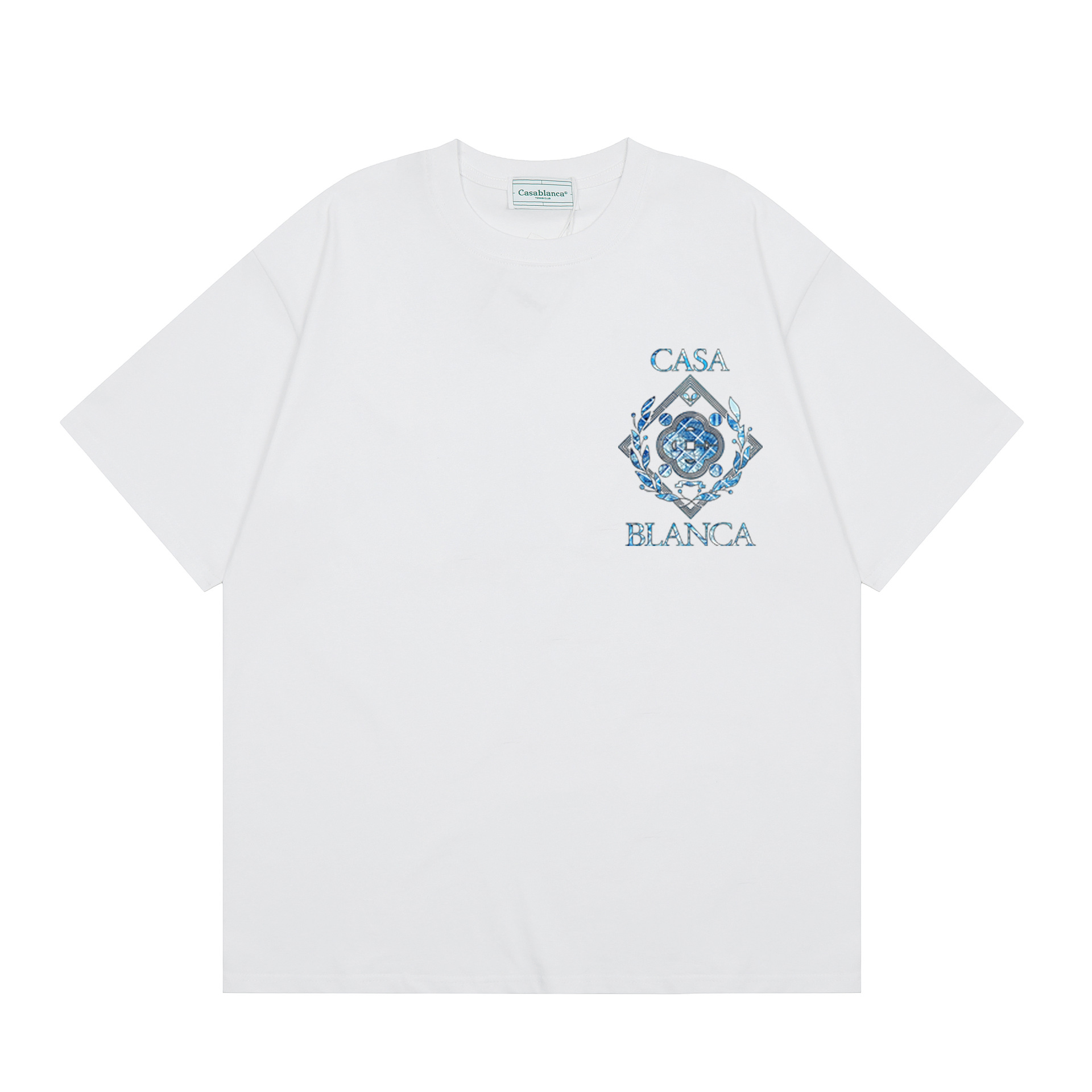 Casablanca T-shirt Starry Castle Casa Logo White