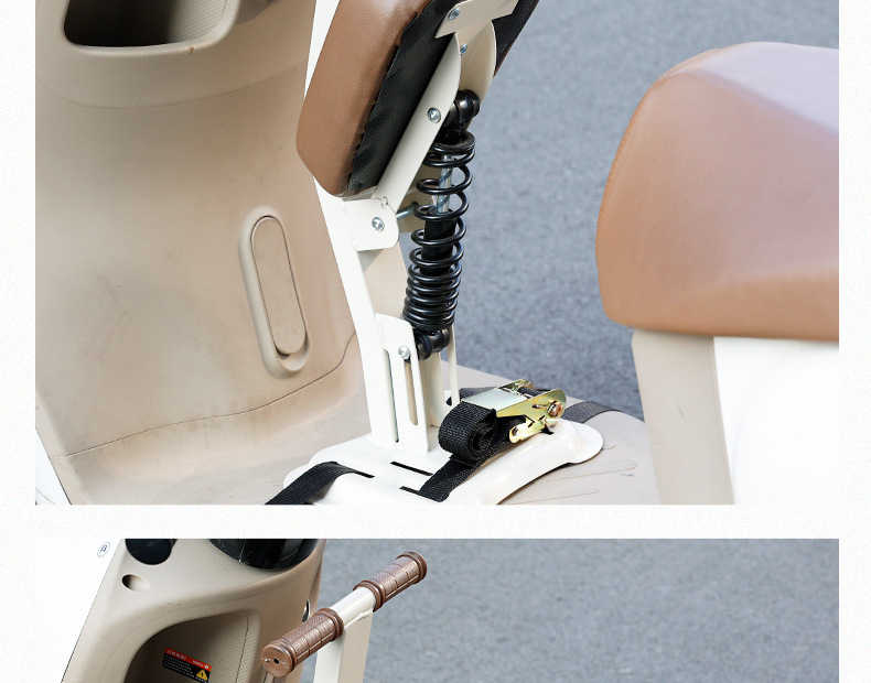 Wholesale Yadi Electric Scooter Child Seat Front-Mounted Foldable Baby Electric Scooter Seat Motorcycle Shock Absorber