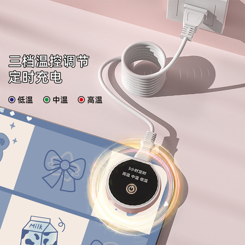 Original Manufacturer BSCI Certified Heated Mat Color Printing Office Student Mouse Pad Desktop Heating Pad Distribution