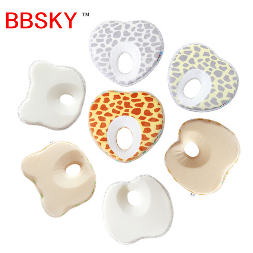 Baby and children's pillow Apple bear style pillow Anti-flat head pillow Baby bear shaped pillow