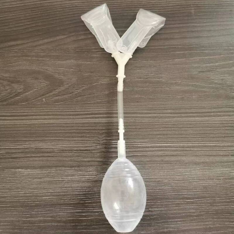 Tiktok diy rabbit hat Y-shaped airbag rabbit ears one drag two one pinch moving tee airbag accessories source manufacturer