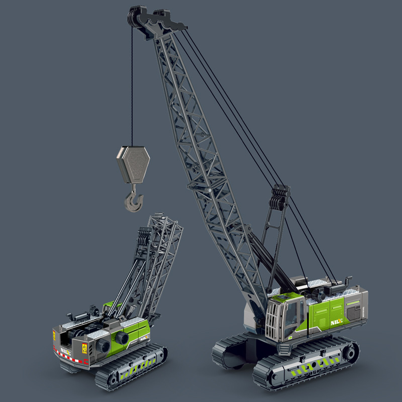 Simulation large inertia alloy hanger hook children's engineering vehicle toy crane heavy crane model boy Simulation large inertia alloy hanger hook children's engineering vehicle toy crane heavy crane model boy