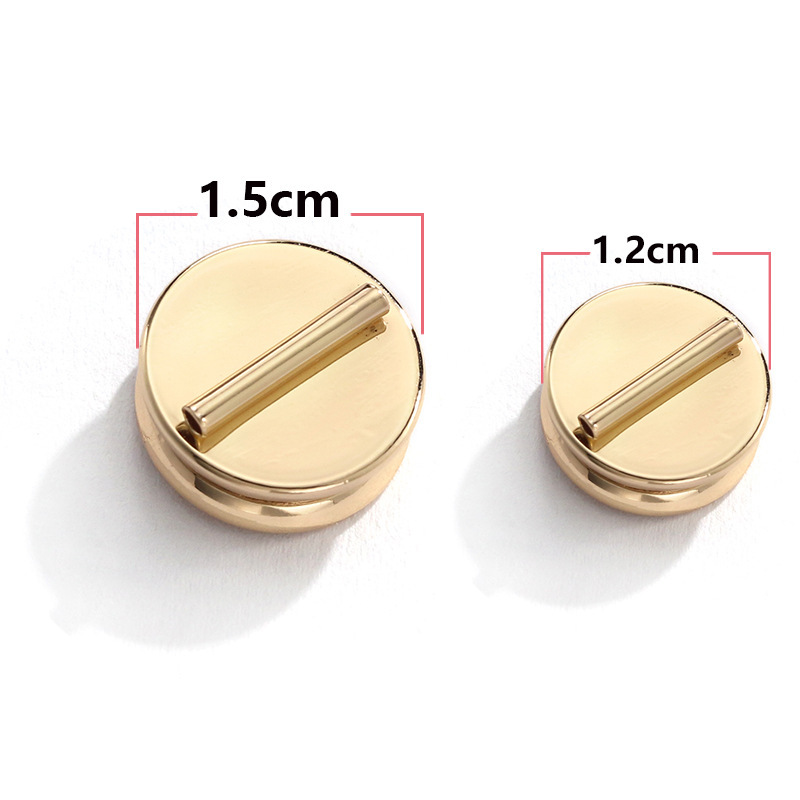 Brooch Converter Magnetic Clasp No Drilling No Damage to Clothes Strong Magnetic Creative Pin DIY Accessories Manufacturer Wholesale Copper