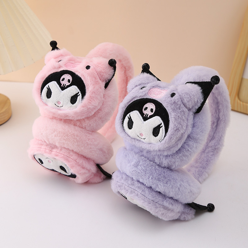 Winter Japanese cartoon children's cute headphones for students