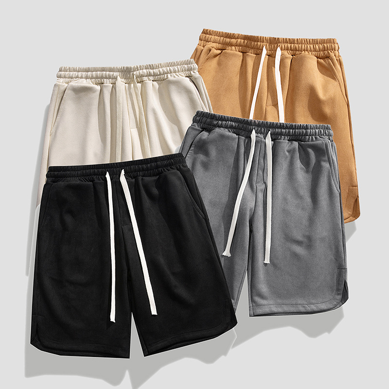 Men Loose Drawstring Sports Shorts Summer Casual Multi Color