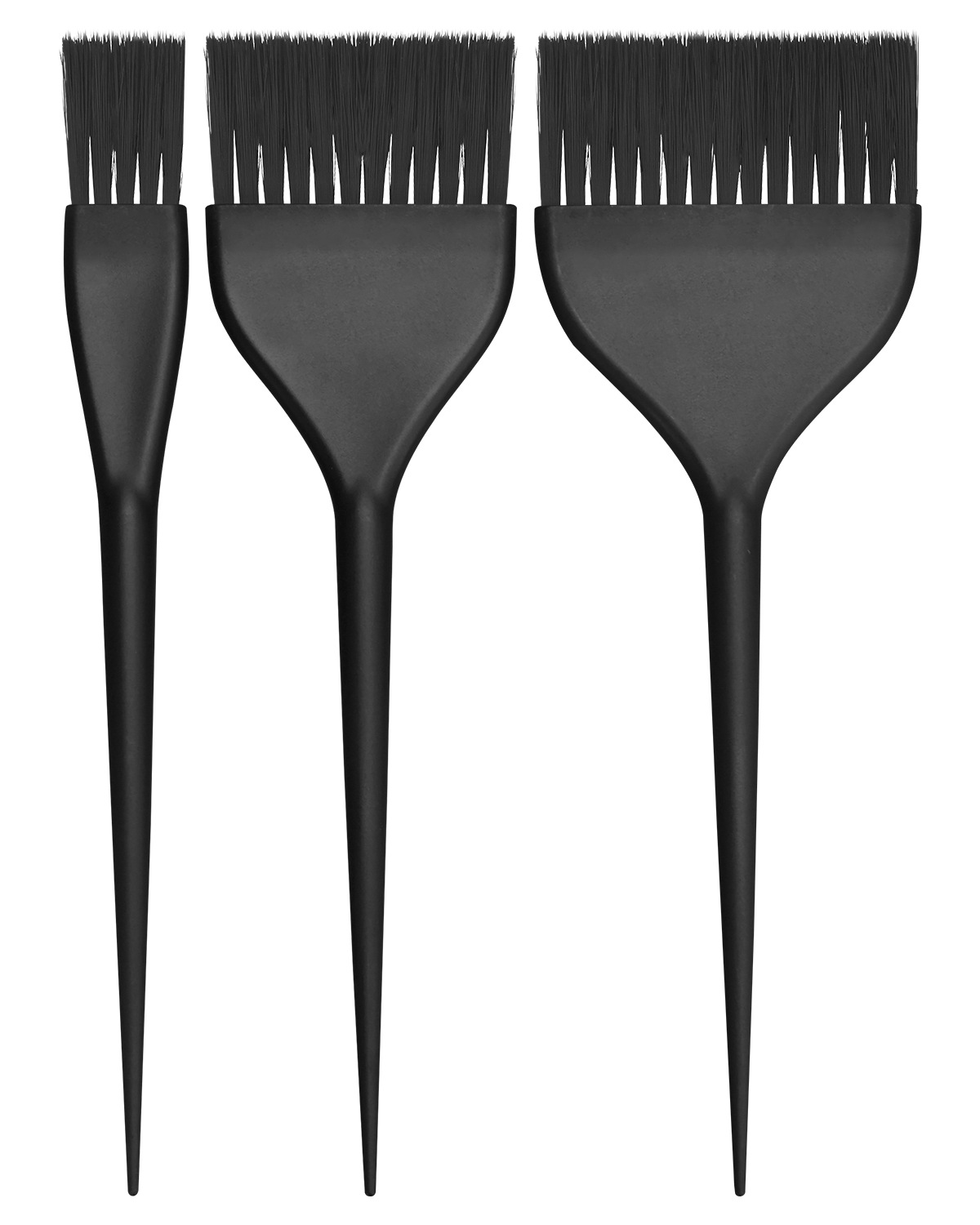 Cristal transparente teñido conjunto de cepillo de cabello perlado colorido pelo blando cepillo de cola de punta teñido crema de tintura agitación de aceite tazón de cocción