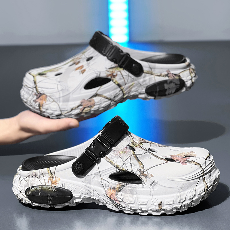 New Summer Outdoor Clogs for Men and Women, Height-Increasing, Super Soft, Closed-Toe Eva Dual-Use Sandals, Beach Slippers