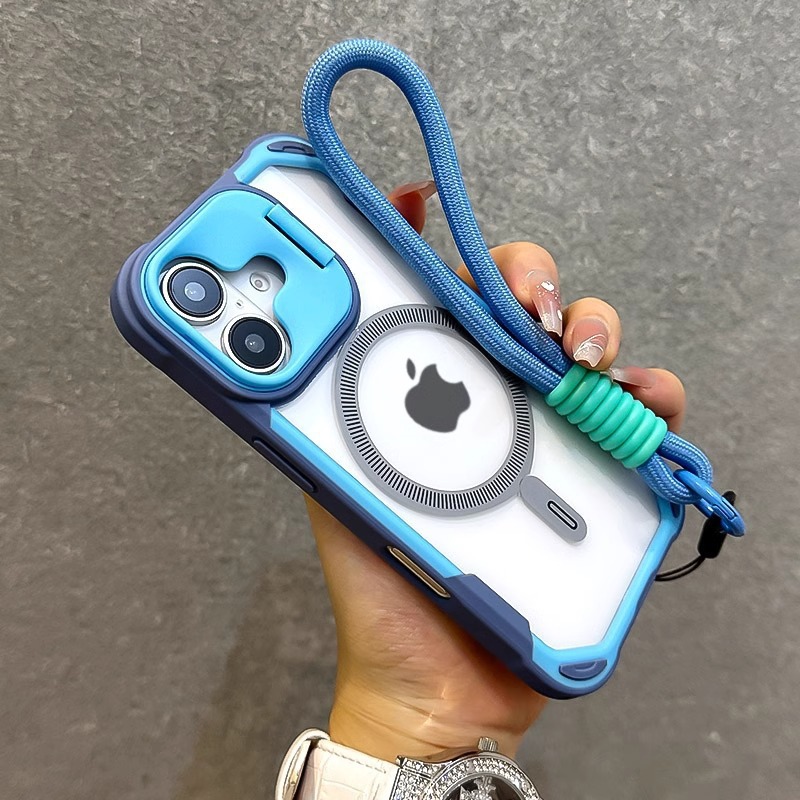 Escudo de oráculo multifuncional soporte de succión magnética para iPhone17 caso de teléfono celular a prueba de caídas manzana 15 14 juegos transfronterizos
