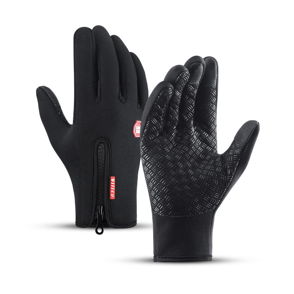 Guantes unisex para ciclismo con pantalla táctil, resistentes al viento, para desplazamientos en otoño e invierno, cálidos y resistentes al viento para esquiar_voghion.com