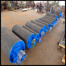 盐山文成厂家生产型号直径200到1600 皮带机输送滚筒包胶滚筒矿用