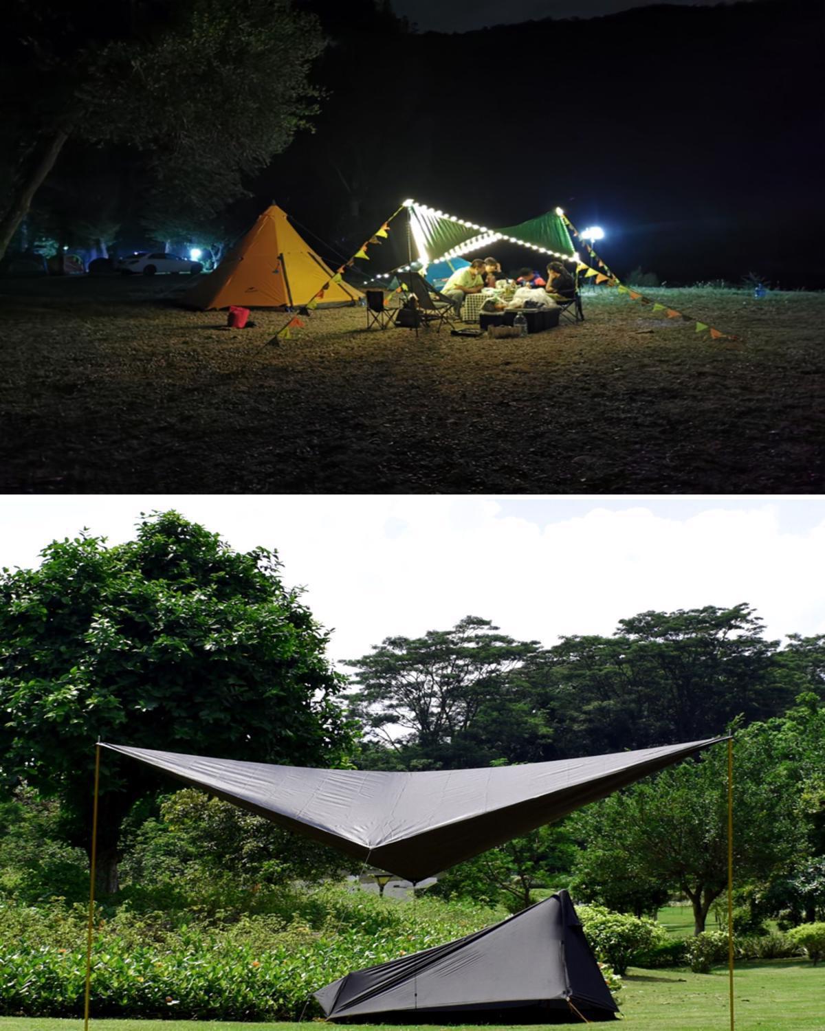 Outdoor Large Canopy Tent, Beach Sunshade, Camping Picnic Windproof Equipment, Courtyard Outdoor Uv Protection