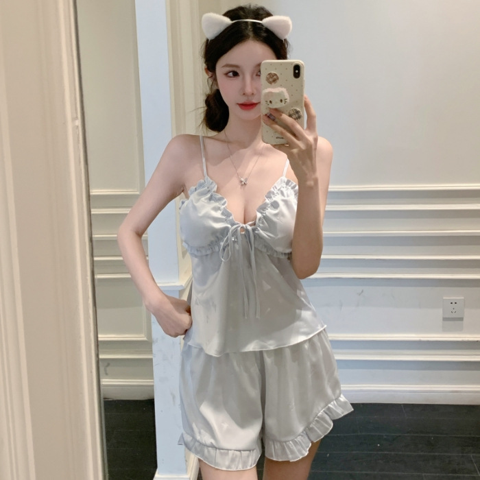 파란색