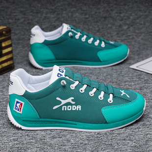 Large Size New Summer Breathable Canvas Shoes for Men Korean Style Trendy Sports and Leisure Running Shoes Versatile White Shoes